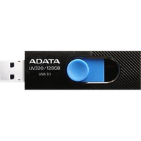 ADATA UV320 unità flash USB 128 GB USB tipo A 3.2 Gen 1 (3.1 Gen 1) Nero, Blu, Chiavetta USB Nero/Blu, 128 GB, USB tipo A, 3.2 Gen 1 (3.1 Gen 1), Lamina di scorrimento, 7,9 g, Nero, Blu
