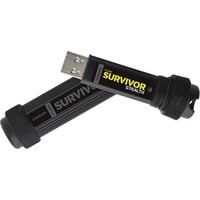 Corsair Flash Survivor Stealth unità flash USB 64 GB USB tipo A 3.2 Gen 1 (3.1 Gen 1) Nero, Chiavetta USB Nero, 64 GB, USB tipo A, 3.2 Gen 1 (3.1 Gen 1), Altro, Nero