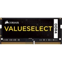 Corsair ValueSelect 16GB DDR4 memoria 1 x 16 GB 2133 MHz 16 GB, 1 x 16 GB, DDR4, 2133 MHz, 260-pin SO-DIMM, Nero