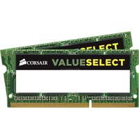 Corsair ValueSelect CMSO16GX3M2C1600C11 memoria 16 GB 2 x 8 GB DDR3 1600 MHz 16 GB, 2 x 8 GB, DDR3, 1600 MHz, 204-pin SO-DIMM