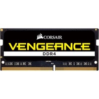 Corsair Vengeance 16GB DDR4 SODIMM 2400MHz memoria 1 x 16 GB Nero, 16 GB, 1 x 16 GB, DDR4, 2400 MHz, 260-pin SO-DIMM, Nero