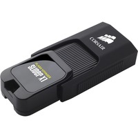 Corsair Voyager Slider X1 128GB unità flash USB USB tipo A 3.2 Gen 1 (3.1 Gen 1) Nero, Chiavetta USB Nero, 128 GB, USB tipo A, 3.2 Gen 1 (3.1 Gen 1), 130 MB/s, Lamina di scorrimento, Nero