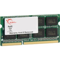 G.Skill 8GB PC3-10600 memoria DDR3 1333 MHz 8 GB, 1 x 8 GB, DDR3, 1333 MHz, 204-pin SO-DIMM, Lite retail