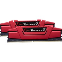 G.Skill Ripjaws V 32GB DDR4-2133Mhz memoria 2 x 16 GB rosso, 32 GB, 2 x 16 GB, DDR4, 2133 MHz, 288-pin DIMM, Rosso