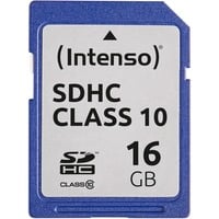 Intenso 3411470 memoria flash 16 GB SDHC Classe 10, Scheda di memoria 16 GB, SDHC, Classe 10, 25 MB/s, Resistente agli urti, A prova di temperatura, A prova di raggi X, Nero