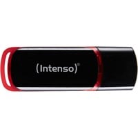 Intenso 64GB USB2.0 unità flash USB USB tipo A 2.0 Nero, Rosso, Chiavetta USB Nero/Rosso, 64 GB, USB tipo A, 2.0, 28 MB/s, Cuffia, Nero, Rosso