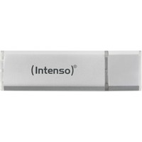 Intenso Alu Line unità flash USB 16 GB USB tipo A 2.0 Argento, Chiavetta USB argento, 16 GB, USB tipo A, 2.0, 28 MB/s, Cuffia, Argento