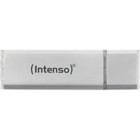 Intenso Alu Line unità flash USB 8 GB USB tipo A 2.0 Argento, Chiavetta USB argento, 8 GB, USB tipo A, 2.0, 28 MB/s, Cuffia, Argento