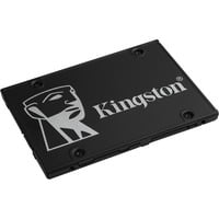 Kingston Drive SSD KC600 SATA3 2,5" 256G, Disco a stato solido Nero, 5" 256G, 256 GB, 2.5", 550 MB/s, 6 Gbit/s