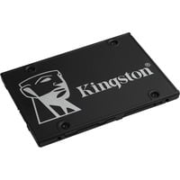 Kingston KC600 2.5" 1024 GB Serial ATA III 3D TLC, Disco a stato solido Nero, 1024 GB, 2.5", 550 MB/s, 6 Gbit/s
