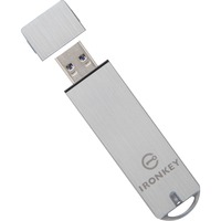 Kingston S1000 unità flash USB 8 GB USB tipo A 3.2 Gen 1 (3.1 Gen 1) Argento, Chiavetta USB 8 GB, USB tipo A, 3.2 Gen 1 (3.1 Gen 1), 400 MB/s, Cuffia, Argento