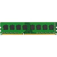 Kingston ValueRAM System Specific Memory 4GB DDR3 1600MHz Module memoria 1 x 4 GB 4 GB, 1 x 4 GB, DDR3, 1600 MHz, 240-pin DIMM, Verde