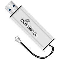 MediaRange MR918 unità flash USB 128 GB USB Type-A / Micro-USB 3.2 Gen 1 (3.1 Gen 1) Nero, Argento, Chiavetta USB argento/Nero, 128 GB, USB Type-A / Micro-USB, 3.2 Gen 1 (3.1 Gen 1), 80 MB/s, Lamina di scorrimento, Nero, Argento