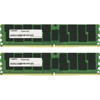 Mushkin Essentials 8GB DDR4 memoria 2 x 4 GB 2133 MHz 8 GB, 2 x 4 GB, DDR4, 2133 MHz, 288-pin DIMM, Nero, Verde