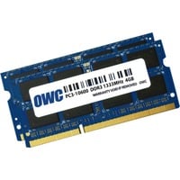 OWC OWC1333DDR3S08S memoria 8 GB 2 x 4 GB DDR3 1333 MHz 8 GB, 2 x 4 GB, DDR3, 1333 MHz, 204-pin SO-DIMM