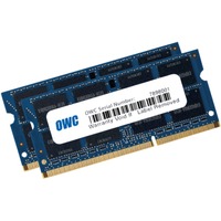 OWC OWC1867DDR3S08S memoria 8 GB 2 x 4 GB DDR3 1867 MHz 8 GB, 2 x 4 GB, DDR3, 1867 MHz, 204-pin SO-DIMM, Nero, Blu, Oro