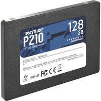 Patriot P210 2.5" 128 GB Serial ATA III, Disco a stato solido Nero, 128 GB, 2.5", 450 MB/s