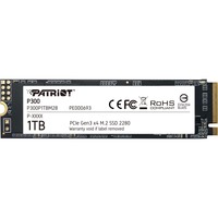 Patriot P300 M.2 1000 GB PCI Express 3.0 NVMe, Disco a stato solido 1000 GB, M.2