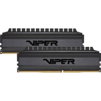 Patriot Viper 4 Blackout memoria 8 GB 2 x 4 GB DDR4 3200 MHz Nero, 8 GB, 2 x 4 GB, DDR4, 3200 MHz, 288-pin DIMM