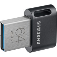 Samsung Flash Drive FIT Plus 64 GB, Chiavetta USB Nero, 64 GB, USB tipo A, 3.2 Gen 1 (3.1 Gen 1), 300 MB/s, Senza coperchio, Grigio, Argento