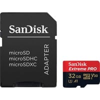 SanDisk Extreme Pro MicroSD 32 GB MicroSDHC 32 GB, MicroSDHC, Classe 10, UHS-I, 100 MB/s, 90 MB/s