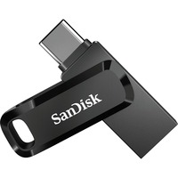 SanDisk Ultra Dual Drive Go unità flash USB 64 GB USB Type-A / USB Type-C 3.2 Gen 1 (3.1 Gen 1) Nero, Chiavetta USB Nero, 64 GB, USB Type-A / USB Type-C, 3.2 Gen 1 (3.1 Gen 1), 150 MB/s, Girevole, Nero