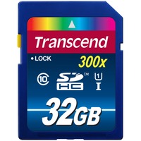 Transcend 32GB SDHC Class 10 UHS-I NAND Classe 10 blu, 32 GB, SDHC, Classe 10, NAND, 90 MB/s, Class 1 (U1)