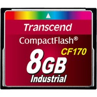 Transcend CF170 8 GB CompactFlash MLC 8 GB, CompactFlash, MLC, 90 MB/s, 60 MB/s, Resitente al caldo, Resistente agli urti