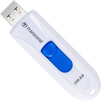 Transcend JetFlash 790 32GB unità flash USB USB tipo A 3.2 Gen 1 (3.1 Gen 1) Bianco bianco/Blu, 32 GB, USB tipo A, 3.2 Gen 1 (3.1 Gen 1), Lamina di scorrimento, 4,9 g, Bianco