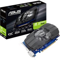 ASUS PH-GT1030-O2G NVIDIA GeForce GT 1030 2 GB GDDR5 GeForce GT 1030, 2 GB, GDDR5, 64 bit, 1920 x 1200 Pixel, PCI Express 3.0