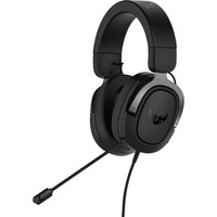 ASUS TUF Gaming H3 Auricolare Cablato A Padiglione Giocare Nero, Grigio canna di fucile, Cablato, Giocare, 20 - 20000 Hz, 294 g, Auricolare, Nero, Grigio