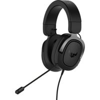 ASUS TUF Gaming H3 Auricolare Cablato A Padiglione Giocare Nero, Grigio, Cuffia da gioco canna di fucile, Cablato, Giocare, 20 - 20000 Hz, 294 g, Auricolare, Nero, Grigio