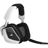 Corsair VOID RGB ELITE Wireless Cuffia Padiglione auricolare Nero, Bianco bianco/Nero, Cuffia, Padiglione auricolare, Giocare, Nero, Bianco, Stereofonico, Pulsanti, Manopola