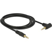 2m 3.5mm M/M cavo audio Nero