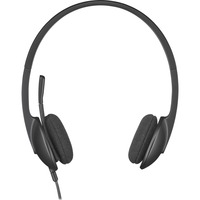 Logitech H340 Auricolare Cablato A Padiglione Ufficio USB tipo A Nero, Headset Nero, Cablato, Ufficio, 20 - 20000 Hz, 100 g, Auricolare, Nero, Vendita al dettaglio