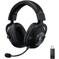 Logitech Pro X Cuffia Padiglione auricolare Nero Nero, Cuffia, Padiglione auricolare, Giocare, Nero, Stereofonico, Manopola