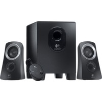 Logitech Z313 25 W Nero 2.1 canali, Altoparlante PC Nero/Argento, 2.1 canali, 25 W, PC, Nero, 50 W, Cablato, Vendita al dettaglio