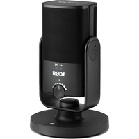 Rode Microphones NT-USB mini Nero Microfono da tavolo Nero, Microfono da tavolo, 20 - 20000 Hz, 24 bit, 48 kHz, Cablato, USB/3.5 mm