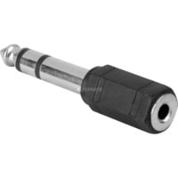 goobay A 170 cavo di collegamento Nero, Adattatore Nero/Argento, Wentronic A 170, Nero