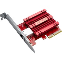 ASUS XG-C100C Interno Ethernet 10000 Mbit/s rosso, Interno, Cablato, PCI Express, Ethernet, 10000 Mbit/s