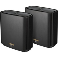 ASUS ZenWiFi AX (XT8) router wireless Gigabit Ethernet Banda tripla (2.4 GHz/5 GHz/5 GHz) 4G Nero, Router WIRELESS LTE Nero, Wi-Fi 6 (802.11ax), Banda tripla (2.4 GHz/5 GHz/5 GHz), Collegamento ethernet LAN, 4G, Nero, Router da tavolo