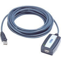 ATEN Cavo extender USB 2.0 da 5 m (Collegamento a margherita fino a 25 m) Nero/grigio, 60,2 mm, 40 mm, 24 mm, 194 g, 55 mm, 185 mm