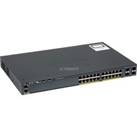 Cisco Small Business WS-C2960X-24TS-L switch di rete Gestito L2/L3 Gigabit Ethernet (10/100/1000) 1U Nero Gestito, L2/L3, Gigabit Ethernet (10/100/1000), Full duplex, Montaggio rack, 1U