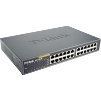 D-Link 24-port 10/100M NWay Desktop - Internal PSU (incl. 19" rack mount kit) Non gestito, Interruttore Non gestito, Full duplex