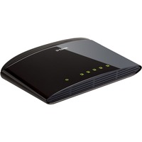 D-Link DES-1005D Non gestito Fast Ethernet (10/100) Nero Nero, Non gestito, Fast Ethernet (10/100), Full duplex