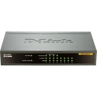 D-Link DES-1008PA switch di rete Non gestito Fast Ethernet (10/100) Supporto Power over Ethernet (PoE) Nero, Interruttore antracite, Non gestito, Fast Ethernet (10/100), Supporto Power over Ethernet (PoE)