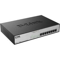 D-Link DGS-1008MP switch di rete Non gestito Gigabit Ethernet (10/100/1000) Supporto Power over Ethernet (PoE) 1U Nero Non gestito, Gigabit Ethernet (10/100/1000), Full duplex, Supporto Power over Ethernet (PoE), Montaggio rack, 1U
