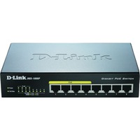 D-Link DGS-1008P switch di rete Non gestito Gigabit Ethernet (10/100/1000) Supporto Power over Ethernet (PoE) Nero Nero, Non gestito, Gigabit Ethernet (10/100/1000), Full duplex, Supporto Power over Ethernet (PoE)