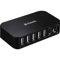 D-Link DUB-H7 USB 2.0 Type-B 480 Mbit/s Nero, Hub USB argento/grigio, USB 2.0 Type-B, USB 2.0, 480 Mbit/s, Nero, FCC, CE, C-Tick, VCCI, IC, RoHS, 5 V