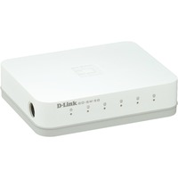 D-Link GO-SW-5G Non gestito Gigabit Ethernet (10/100/1000) Bianco, Interruttore bianco/grigio, Non gestito, Gigabit Ethernet (10/100/1000), Full duplex